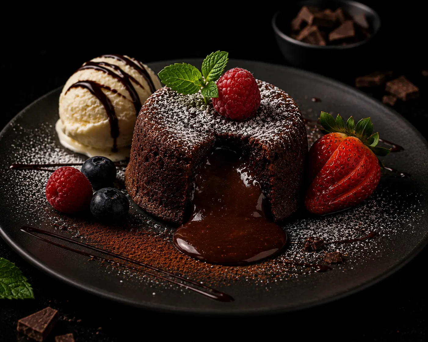 Chocolate lava cake
