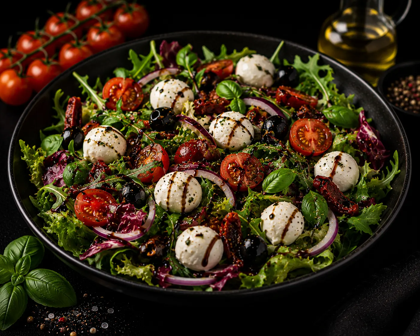 Fresh mixed salad
