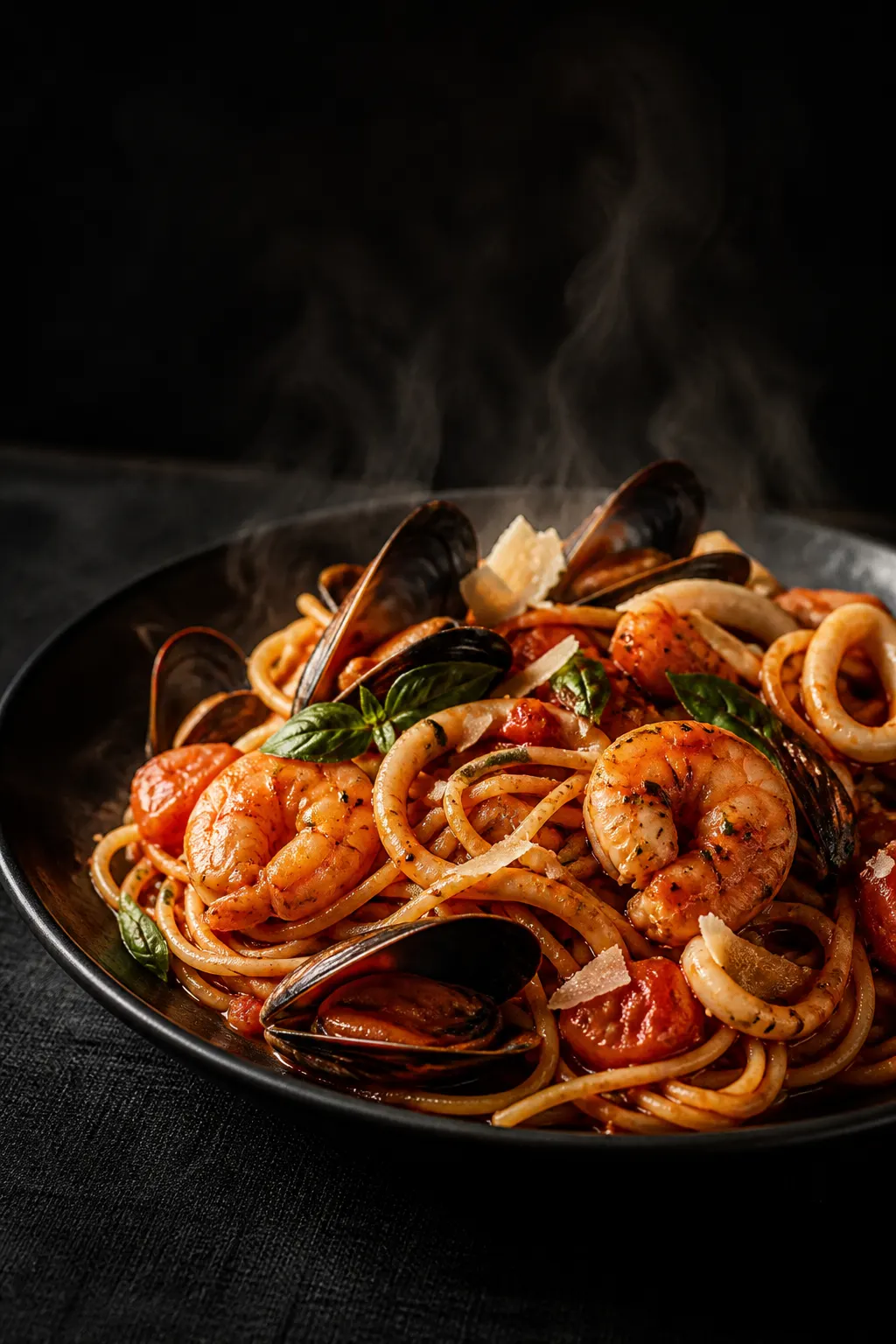 Seafood pasta